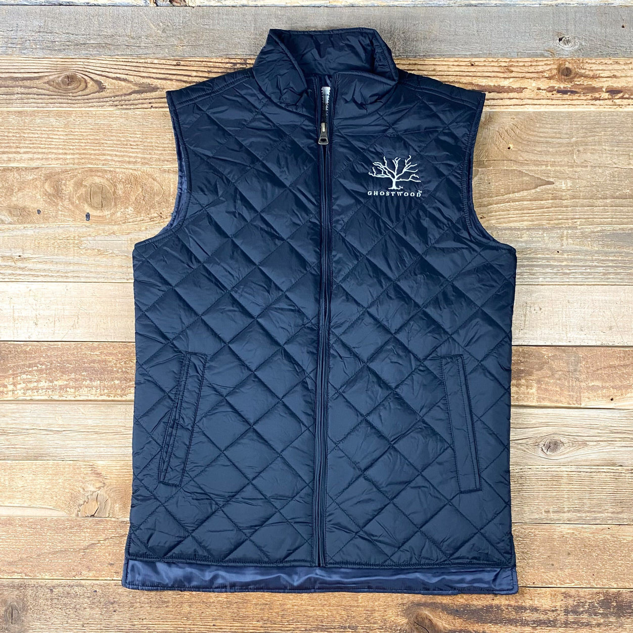 Ghostwood Weatherproof Vintage Diamond Quilted Vest - Black