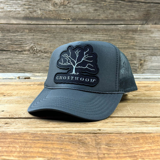 Ghostwood Patch Foamie Trucker Hat - Charcoal