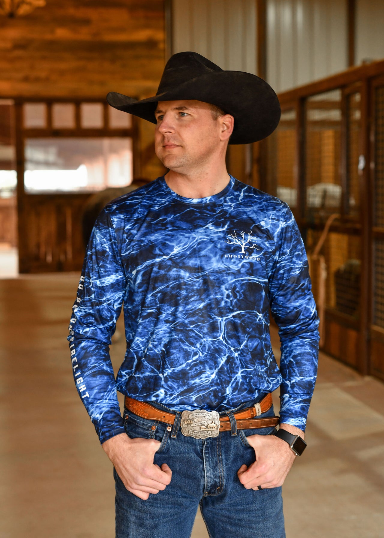 Ghostwood Blue Wave Sunshade Long Sleeve