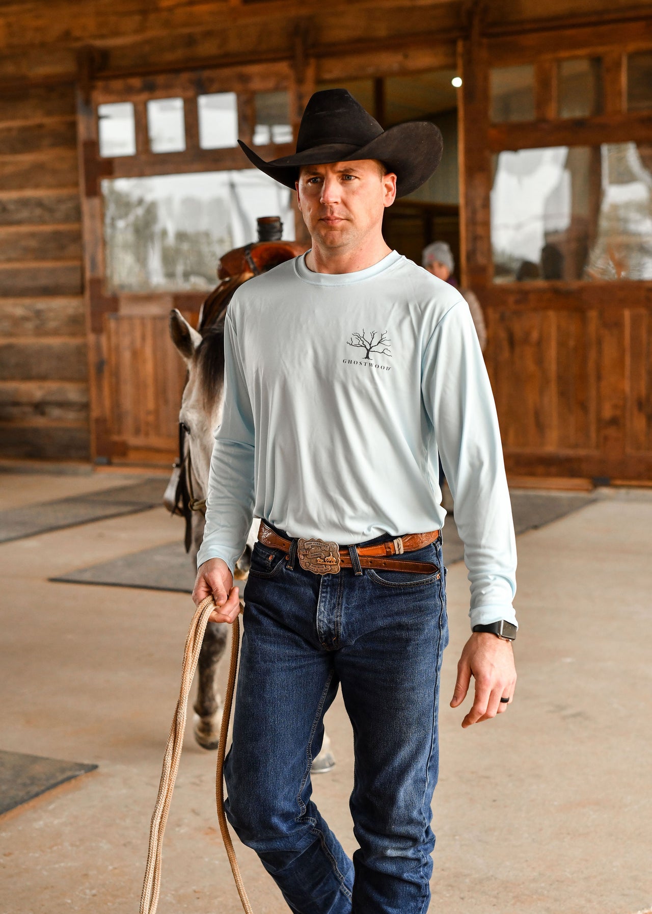 Ghostwood Light Blue Sunshade Long Sleeve