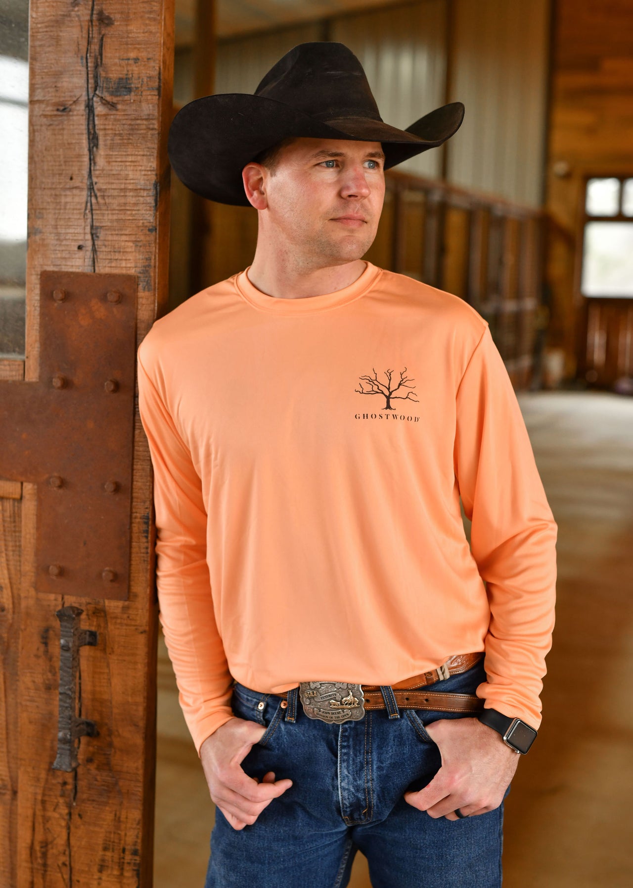 Ghostwood Tangerine Sunshade Long Sleeve