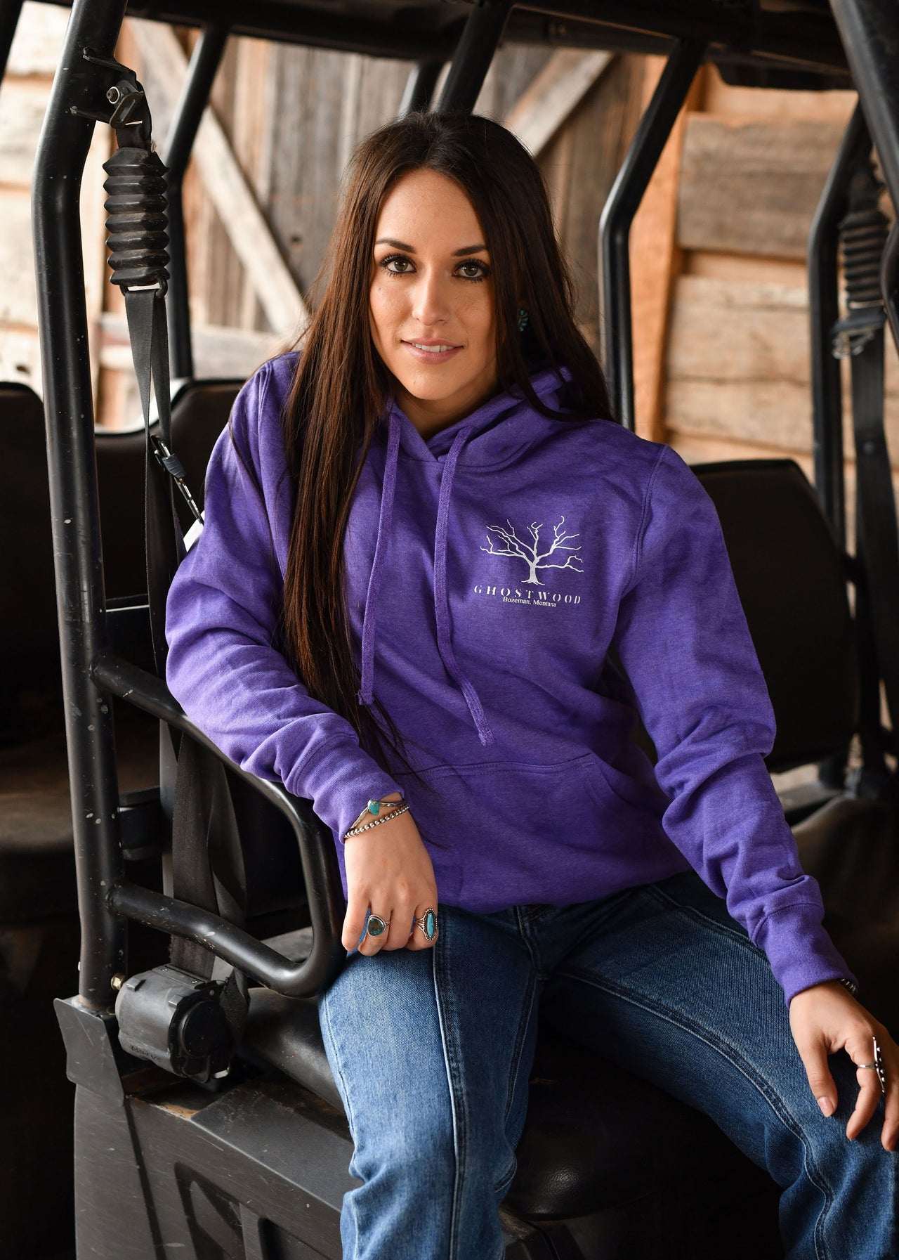 Ghostwood Purple Hoodie Sweatshirt