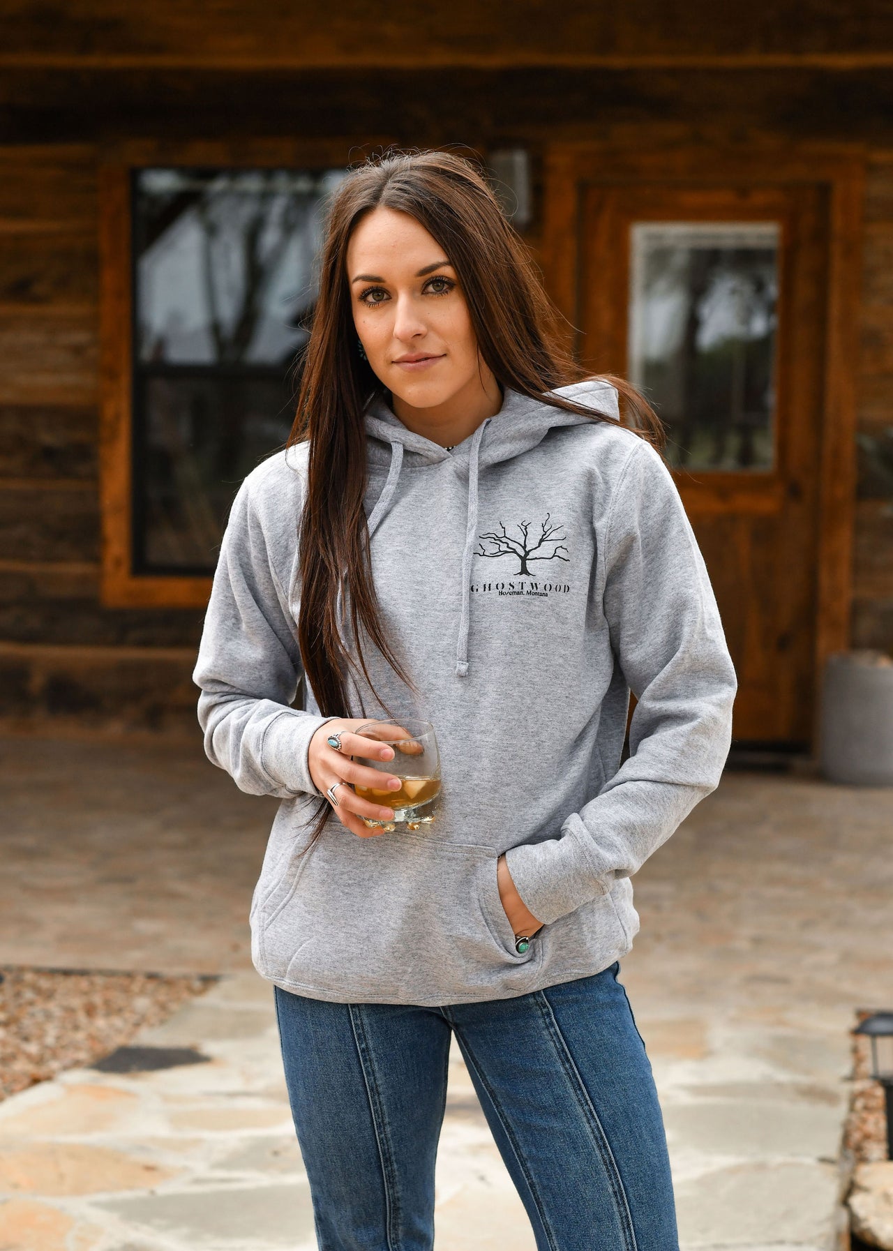 Ghostwood Grey Hoodie - Gray